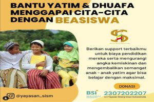 Read more about the article Beasiswa Yatim & Dhuafa